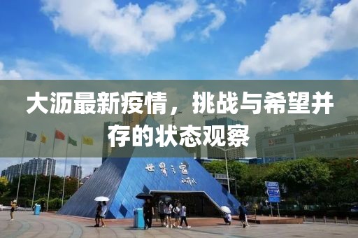 大沥最新疫情，挑战与希望并存的状态观察