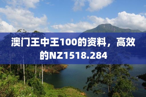 澳门王中王100的资料，高效的NZ1518.284