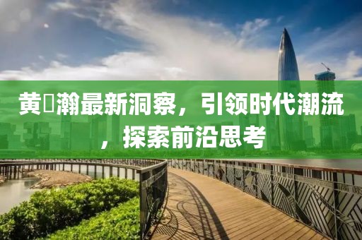 黄暐瀚最新洞察，引领时代潮流，探索前沿思考