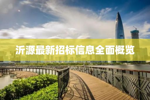 沂源最新招标信息全面概览