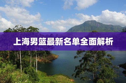上海男篮最新名单全面解析