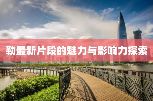 勒最新片段的魅力与影响力探索