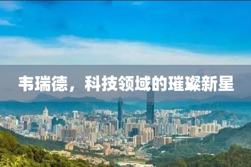 韦瑞德，科技领域的璀璨新星