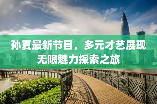孙夏最新节目，多元才艺展现无限魅力探索之旅