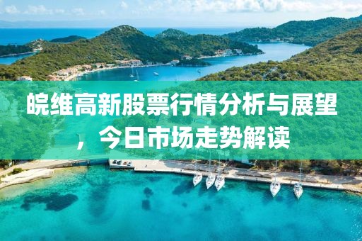 皖维高新股票行情分析与展望，今日市场走势解读