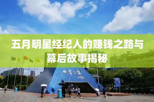 五月明星经纪人的赚钱之路与幕后故事揭秘