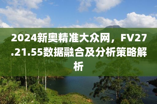 2024新奥精准大众网，FV27.21.55数据融合及分析策略解析