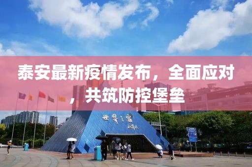 泰安最新疫情发布，全面应对，共筑防控堡垒