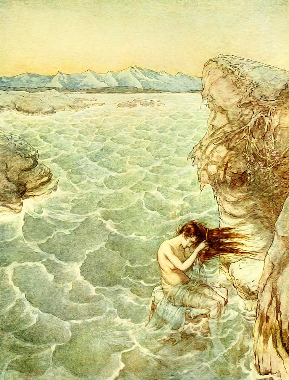 四月动漫海景，梦幻画卷激发无尽遐想